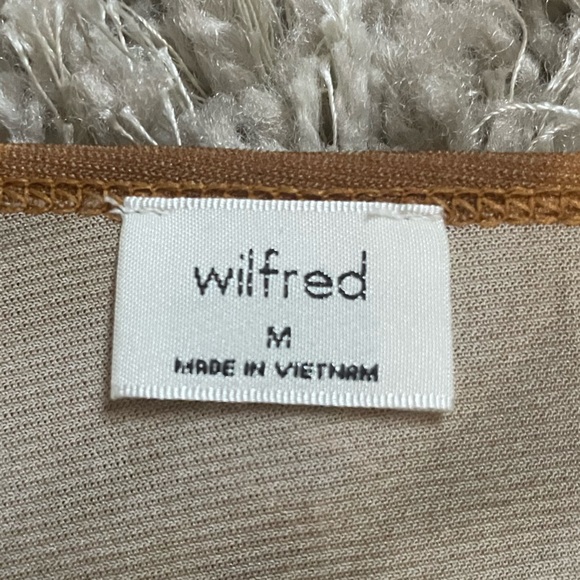 NWT Aritzia Wilfred Tie Front Long Sleeve - Picture 3 of 4